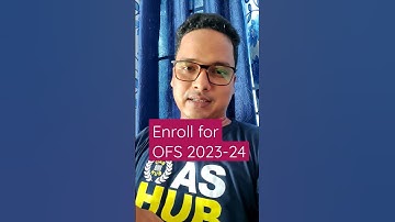 ENROL FOR OFS 2023-24. #opsc #ocs #aso #oas #opsc #ocs2022