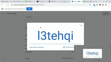video game google classroom code