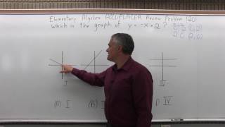 ACCUPLACER Review: Elementary Algebra Problem 120 - Mathematics with Dan Avedikian