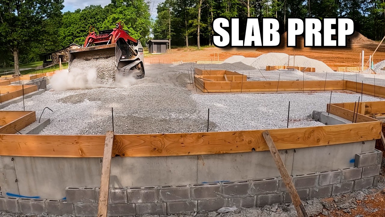 Prepping the Slab & Grading the Ditch Along the Driveway (Ep.12) - YouTube