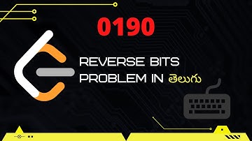 Reverse Bits (Leetcode 190) in Telugu