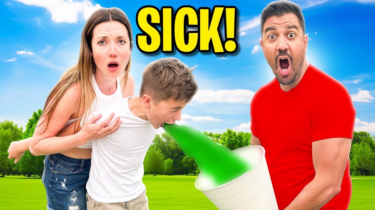 Jameson got Sick on Pool Day!