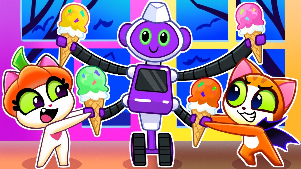 🤖 Magic Ice Cream Robot! 🍦 Leo & Lucy’s Fun Vending Machine Adventure