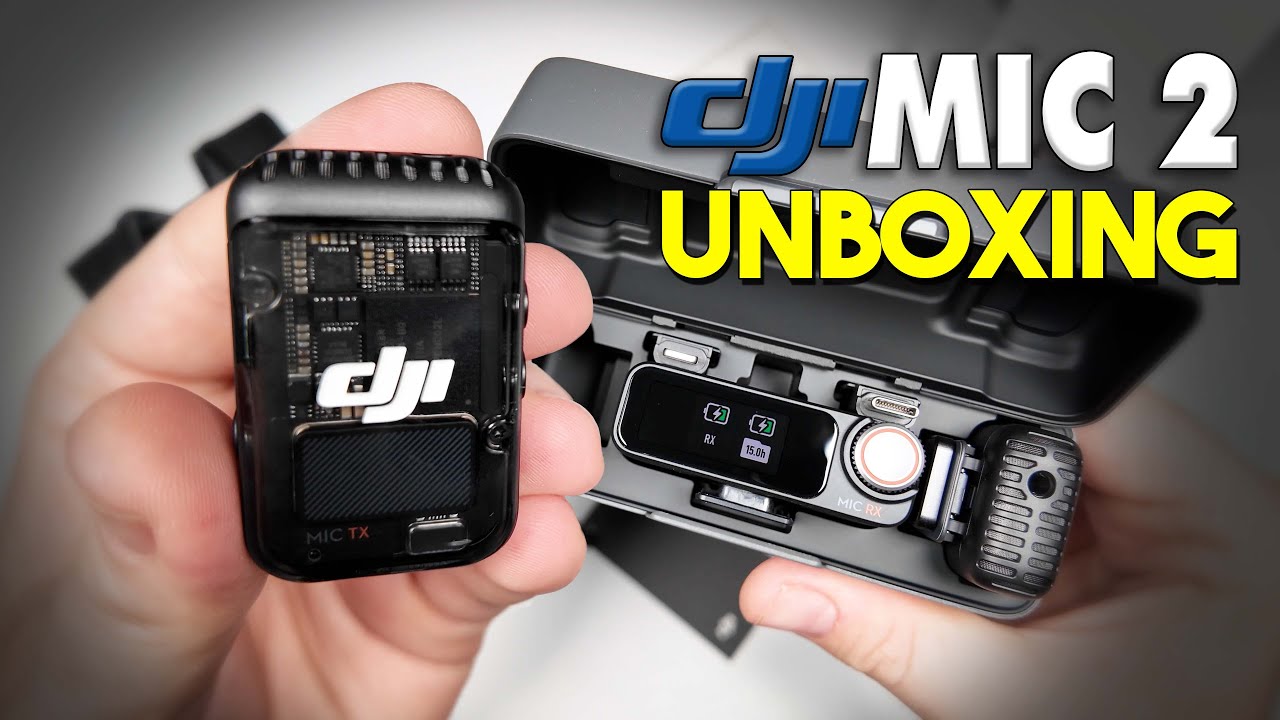 DJI Mic 2 + DJI Lavalier Mic Unboxing: Best Wireless Microphone