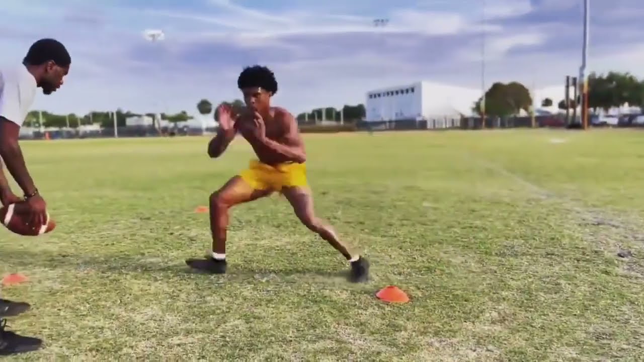 Watch Alabama freshman DB Earl Little Jr. PREPARING for summer with father Earl Little Sr.