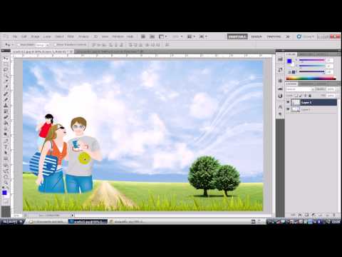 ตัดต่อภาพด้วย Photoshop CS5