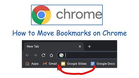 How to Move Bookmarks on Chrome