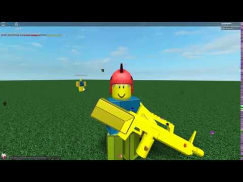 Roblox Script Showcase Noob Gun Read Disc Youtube - noob with gun roblox