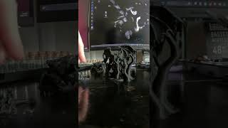 Trying to 3d print a balrog on a fdm printer dnd miniature