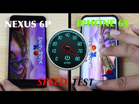 Nexus 6P VS iPhone 6s SPEED TEST!