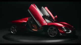 New Alfa Romeo 33 Stradale: Exteriors 360 Open Doors