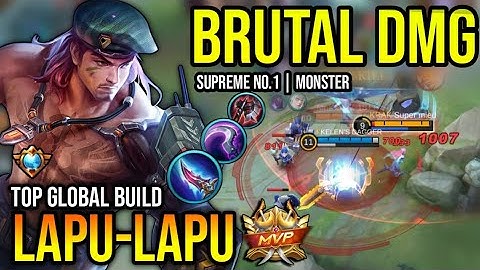 LAPU-LAPU BEST BUILD 2023 | TOP GLOBAL LAPU-LAPU GAMEPLAY | MOBILE LEGENDS✓