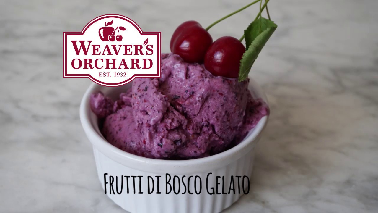 Frutti di Bosco Gelato - An Italian Ice Cream Specialty - Weavers 