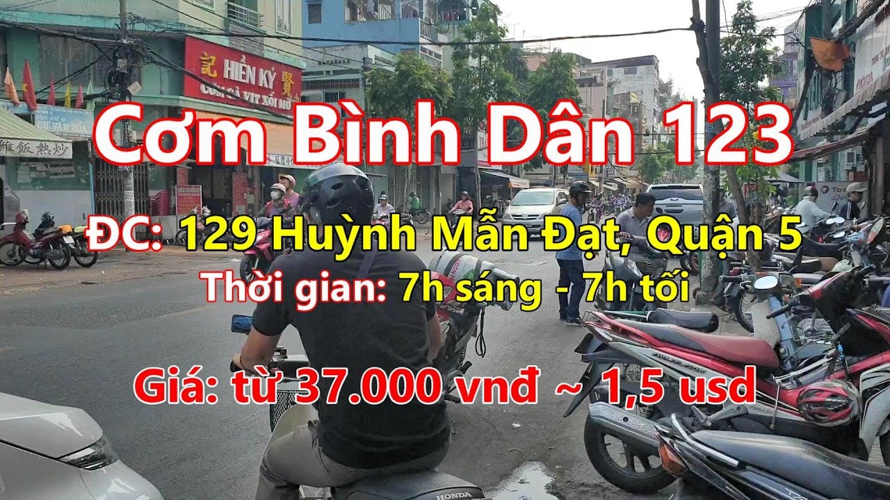 cơm 123 menu Update Cơm Trưa Bình Dân 129 Huỳnh Mẫn Đạt Quận 5 Sài Gòn (Quán Cơm 123)