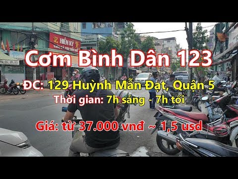 Video Cơm Trưa Bình Dân 129 Huỳnh Mẫn Đạt Quận 5 Sài Gòn... - youtube