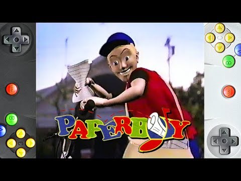 Nintendo 64 Paperboy Game N64☆PAPER BOY 海外版 Paperboy