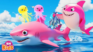 Nhạc Thiếu Nhi Chú Cá Mập Hồng Tinh Nghịch | Bài Hát Thiếu Nhi Vui Nhộn Cho Bé Ăn Ngon