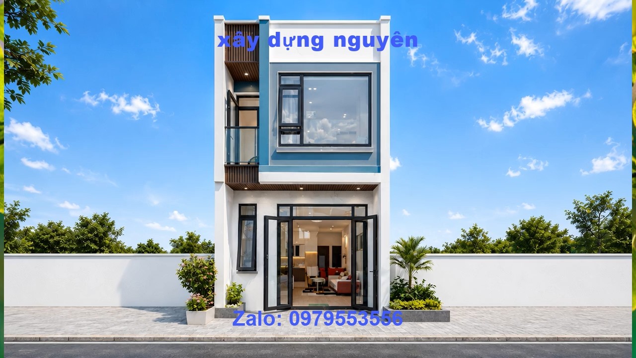 Mẫu Nhà 2 Tầng Diện Tích 4x20m Thiết Kế 3 Phòng Ngủ #nha2tang