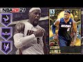 DIAMOND LEBRON JAMES GAMEPLAY! A TOP 3 SMALL FORWARD AND POWER FORWARD IN NBA 2K21 MyTEAM!