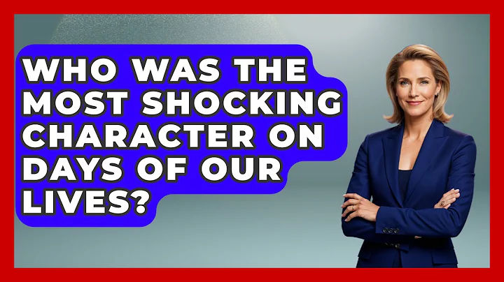 Who Was The Most Shocking Character On Days Of Our Lives? - Soap Opera Insider