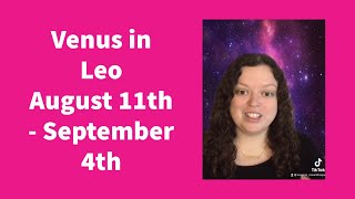 Venus in Leo 2022