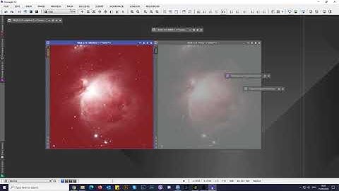 Processing Orion Nebula M42 in Pixinsight