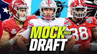 2023 NFL Mock Draft: C.J. Stroud TAKEN FIRST BY PANTHERS, Bryce Young Taken by Texans | CBS Sports