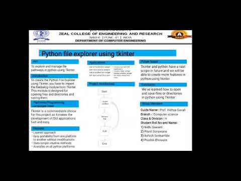 Python File Explorer Using Tkinter - YouTube