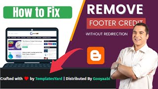 How to Remove Footer Credit from Free Blog Theme Without Being Redirected