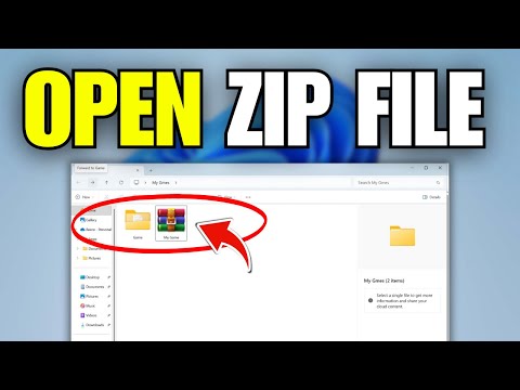 How To Open ZIP File Games On Laptop & PC