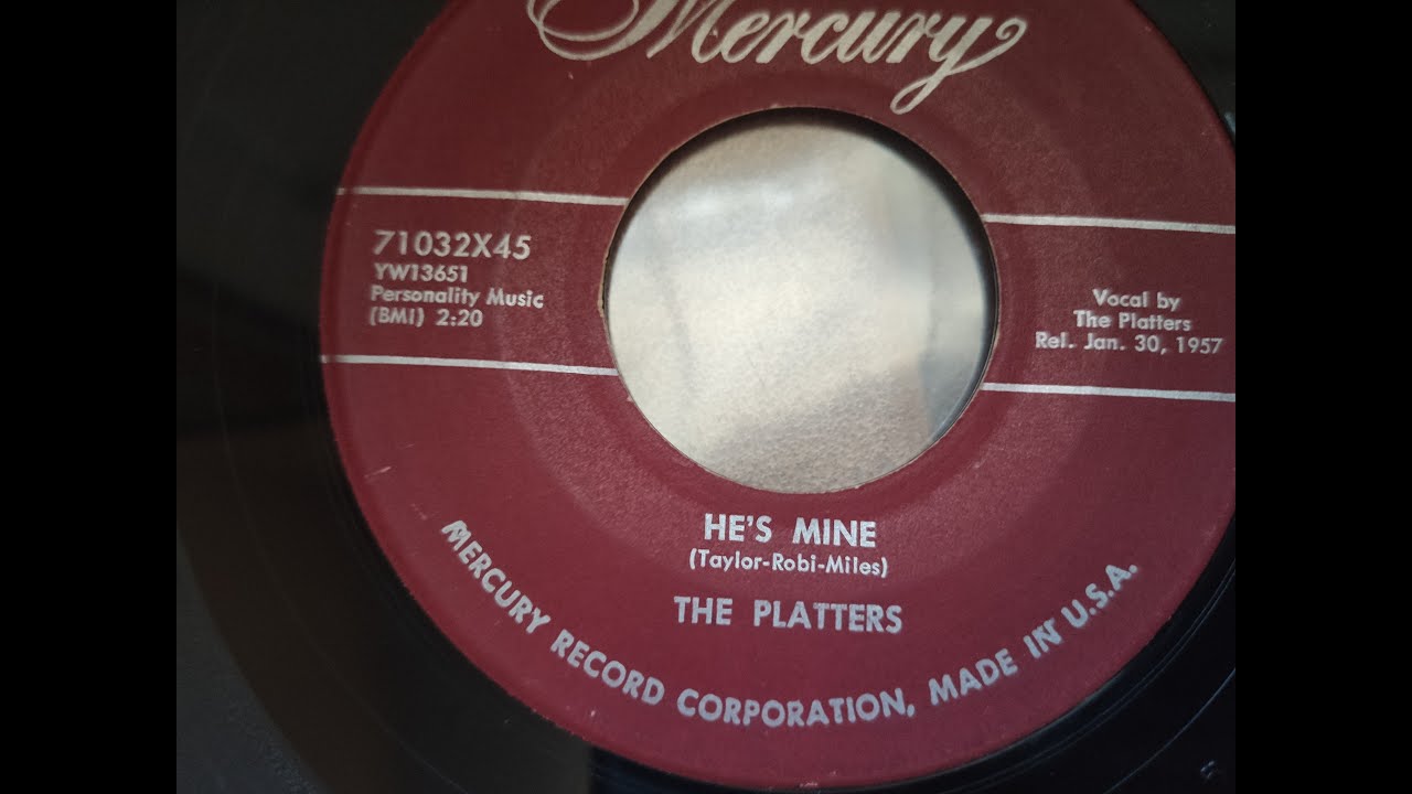 The Platters He's Mine (1957) YouTube