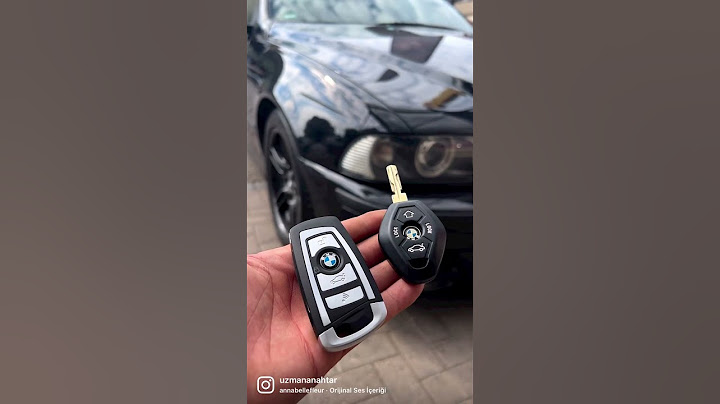 Bmw E39 Anahtar yapımı