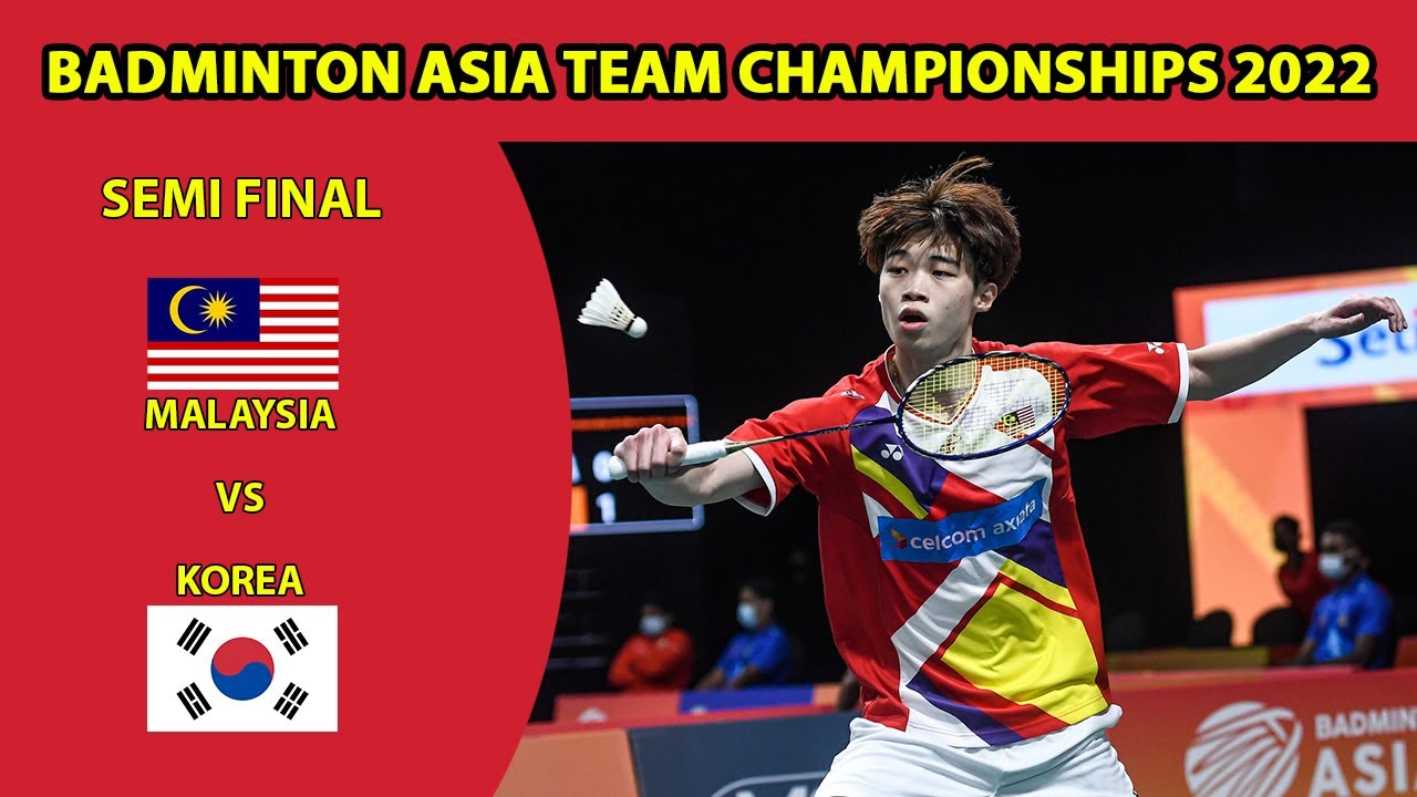 NG Tze Yong vs KIM Joo Wan SF Malaysia vs Korea Badminton Asia Team Championships 2022