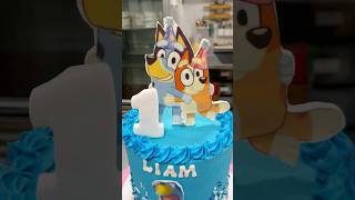 EASY BLUEY CAKE #howto #cake #cakedesign #bluey #diy #learning #howto  #easy