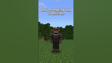 Day 1 of making Ugly Transitions