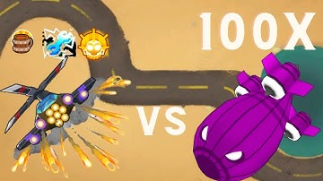 btd6 God Boosted Apache Prime VS 100 B.A.Ds