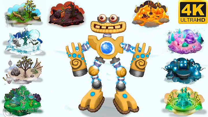 Wubbox - all Islands (Sound and Animation) 4k