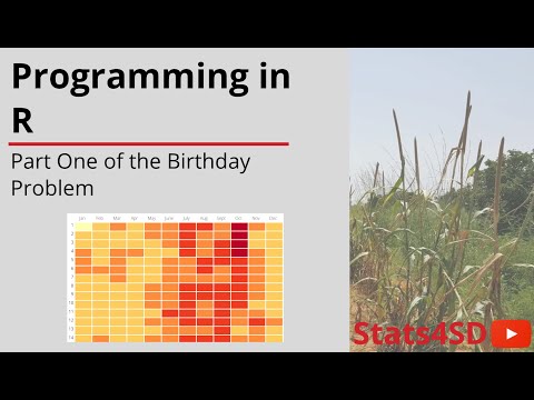 Programming in R - The Birthday Problem