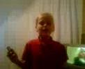 Funny my little girl trying to sing soulja boy