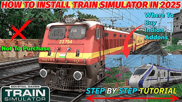 HOW TO INSTALL INDIAN TRAIN SIMULATOR PC GAMEPLAY IN 2025 |||| FHD