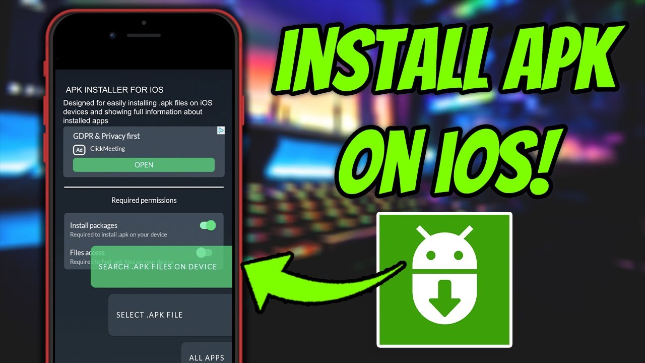 How To Install APK Files On IOS Download Android Apps On IPhone YouTube