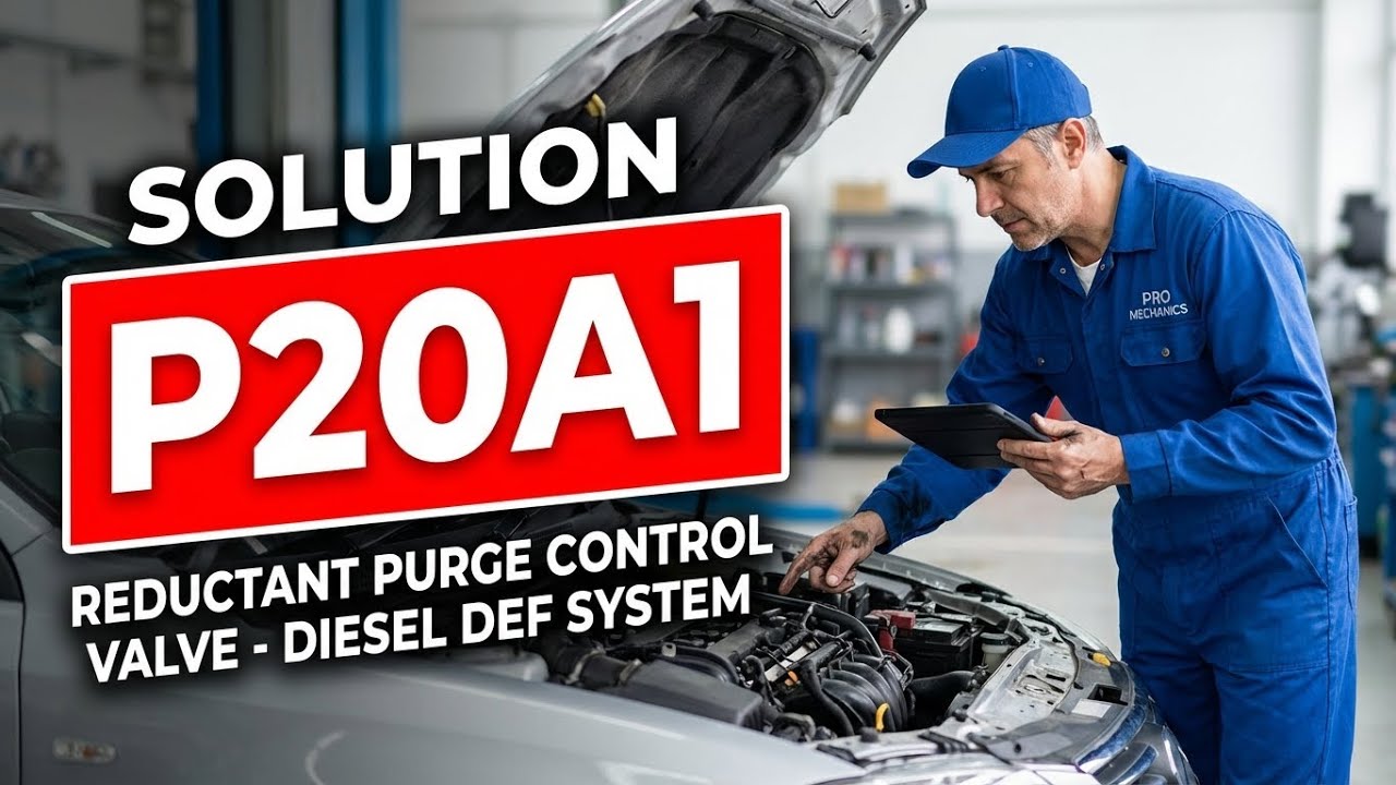 How To Fix P20A1 OBD II Error Code - Reductant Purge Control Valve ...