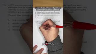 Advanced Higher Biology 2026 Paper Q15-16: Specific Immunity, Disease Transmission