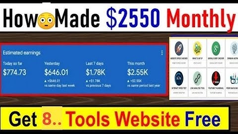 Tool website kaise banaye | How I Made $2550 with a Free Scripted Tool Website