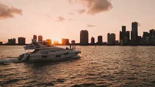 Sunset Trip on  a Yacht in the Biscayne Bay Miami / 4K/ DJI AIR2S News