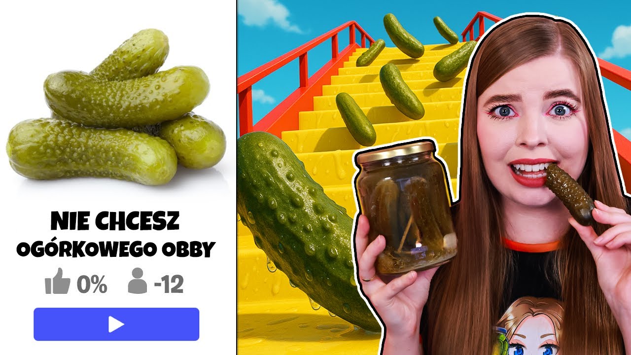 PRZEZ TĘ GRĘ NIE ZJEM JUŻ OGÓRKA KISZONEGO🥒❌