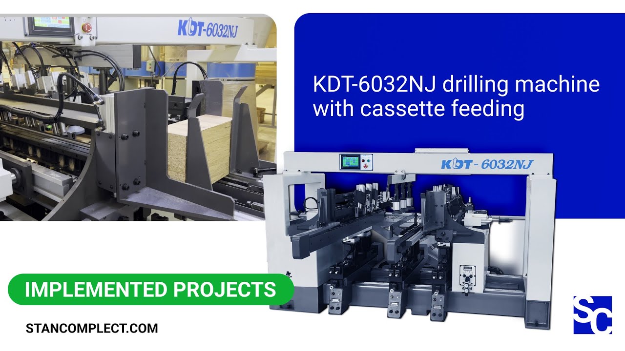 Drilling machine KDT-6032NJ with cassette feeding