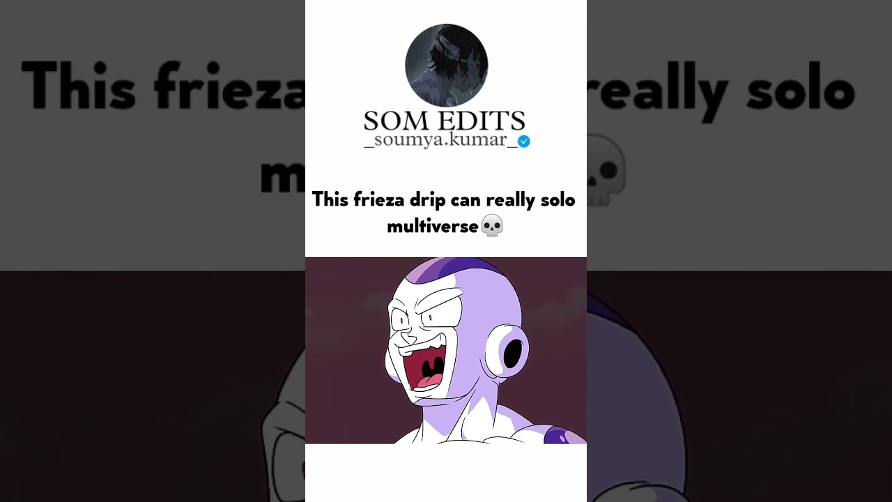 this how frieza becomes drip frieza💀 #dragonball #dragonballz #dragonballsuper