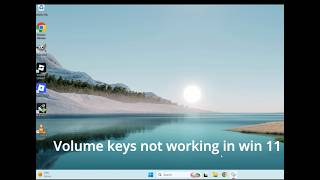 FIX volume key not working win 11 2026