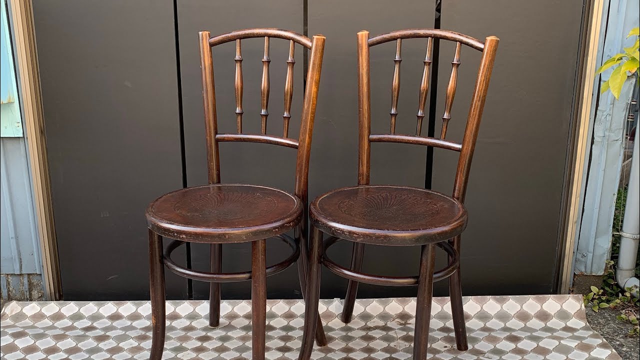 アンティーク家具 椅子 木製 フィッシェル チェコ カフェチェア ベントウッド アンティーク ベントウッドチェア/FISCHELフィシェル/チェコ A4 | Oku
